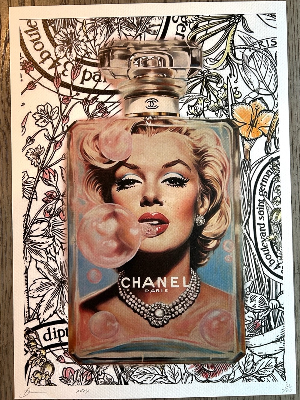 DEATH NYC Marilyn Diptyque Chanel Art Print